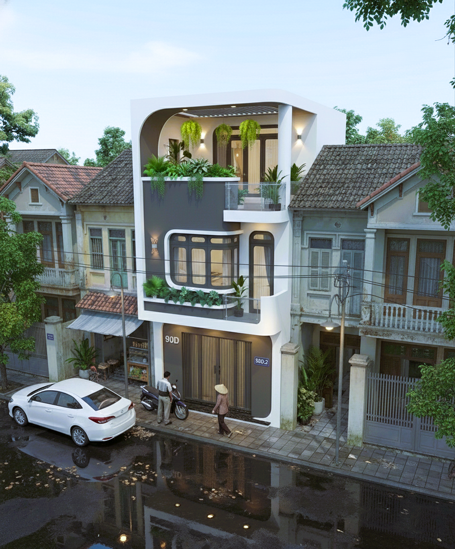 Báo Giá Dự Án Xây DỰng Nhà Phố Hóc Môn