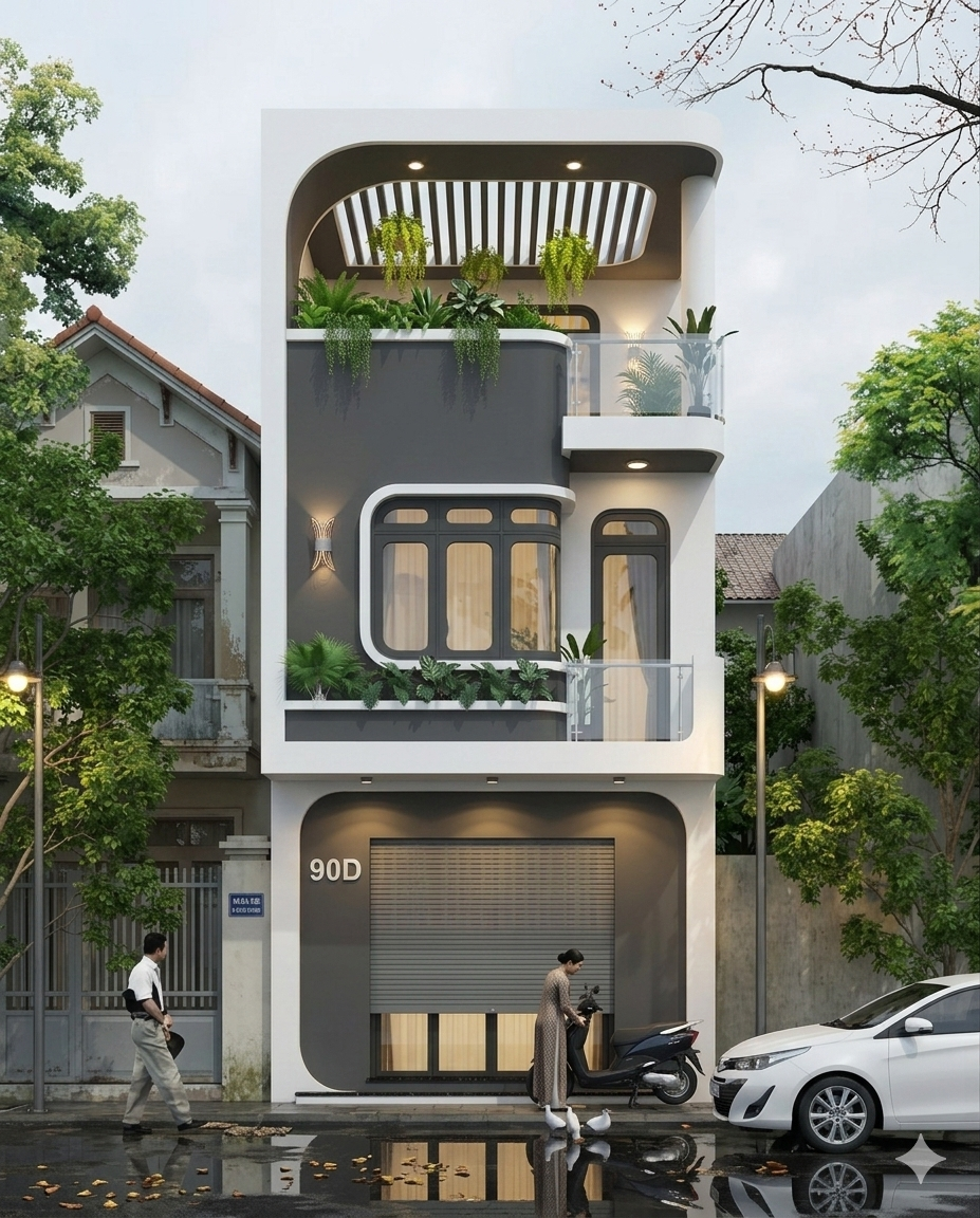 Báo Giá Dự Án Xây DỰng Nhà Phố Hóc Môn
